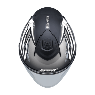 FR-2 紀念版 ＃18 消光黑銀-頭頂